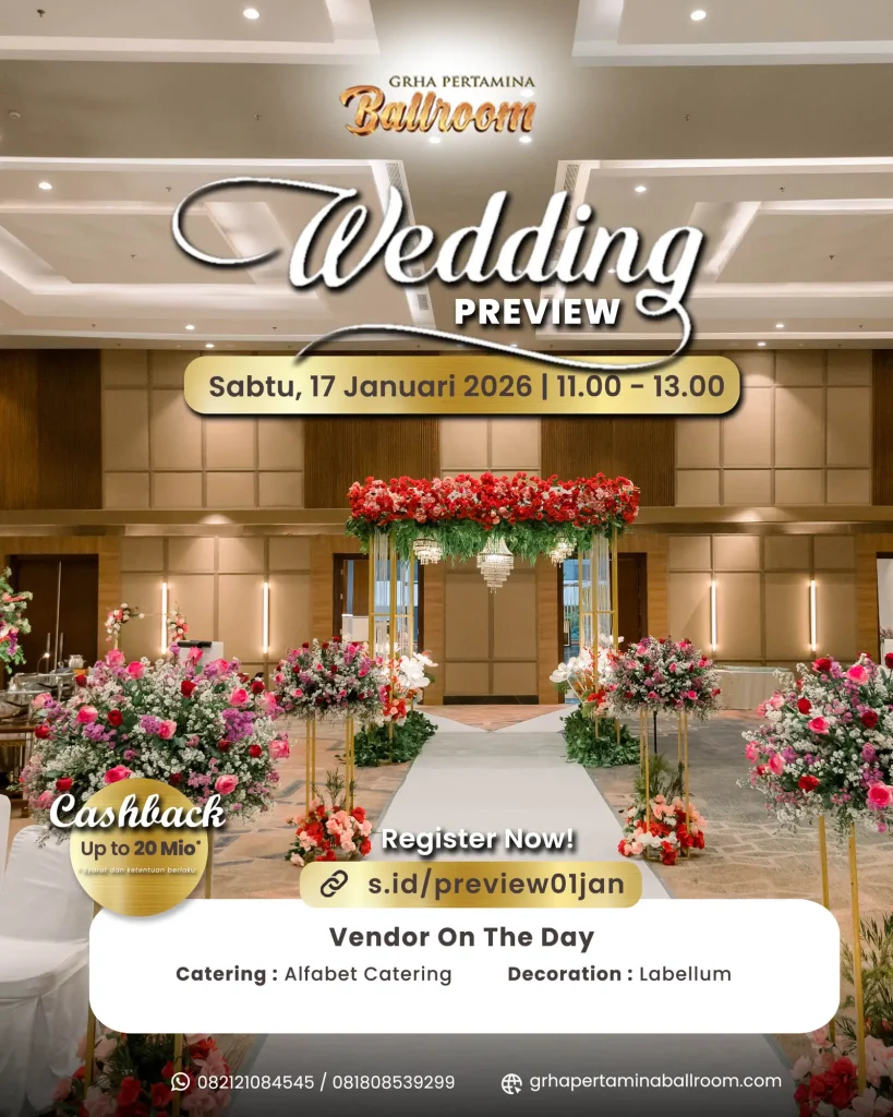 Wedding Preview, 17 Januari 2026