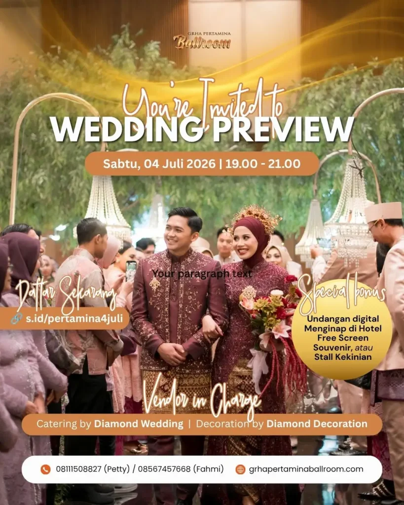 Wedding Preview | 05 Juni 2026