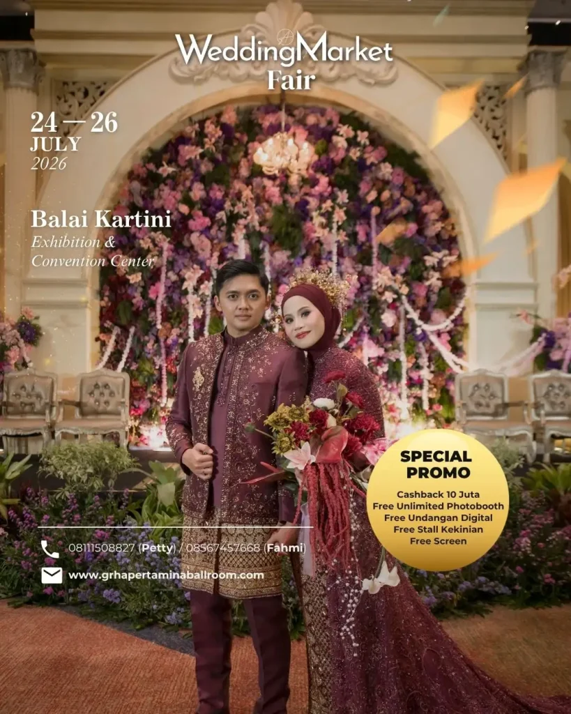 Grha Pertamina Ballroom Hadir di Wedding Market Fair 2026
